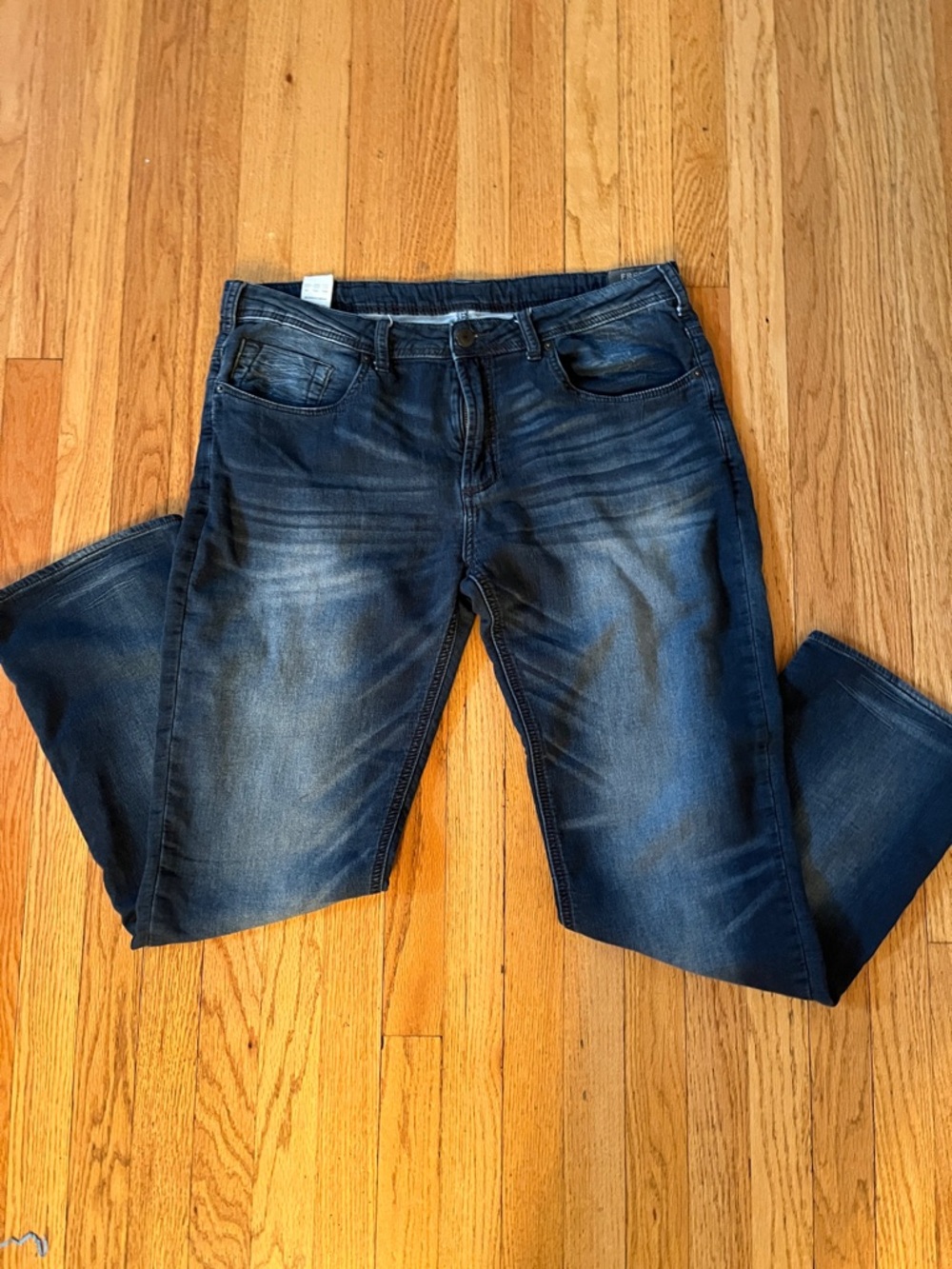 Buffalo David Bitton Men's Slim Straight Jeans in Denim Blue